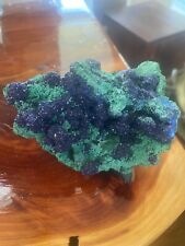Malachite with Azurite Botrydial Crystals @ 10 x 6 cent. UNIQUE SPECIMEN picture