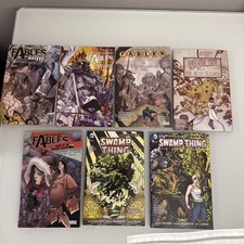 Fables by Vertigo & Swamp Thing by DC Comics Graphic Comic Book Lot - All Mint picture