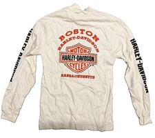 Vintage Harley-Davidson Boston MA Long Sleeve Shirt NWT Size Small picture
