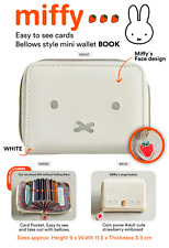 Miffy Mini Wallet Card Case Book Rabbit White Limited edition JAPAN picture