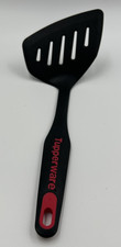 Tupperware Large Slotted Spatula Pancake Turner 6782A Chef Series Pro Black Red picture