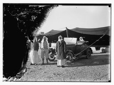 Photo:Druze 1900s Bedouin Men Auto Tent Photograph picture