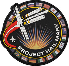 Project Hail Mary Parody PVC Morale Patch (Similar Design Used in Film) picture