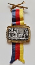 MEDAL VINTAGE AUTHENTIC GERMANY BURG FEUERSTEIN EBERMANNSTADT HIKING VOLKSMARSCH picture