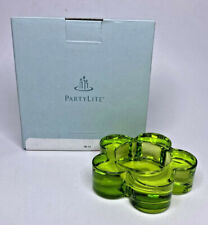PartyLite Color Lites Green Tealight Candle Holder Retired NIB PLB2/P90585 picture