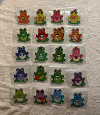 Dutch Bros YOU BE YOU Frog Novelty Sticker Lot, RARE full set of 20 picture