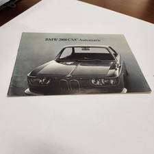 1966 BMW 2000 CS 2000 C Automatic Original Vintage Sales Brochure Coupe picture