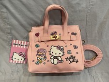 NEW Sanrio - Hello Kitty - Crossbody Tote Bag - Pebble Leather w/ Sweet Treats picture