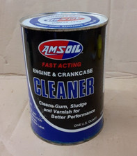 NOS~Amsoil Metal Can Engine & Crankcase Cleaner 1 Quart FULL picture