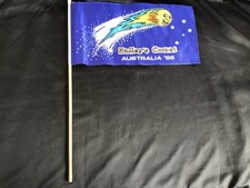 Halley’s Comet Australia ’86 Collectable Flag on Stick, 1980s picture