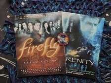 FIREFLY 2 BOOK SET + PIN [Firefly: Still Flying/Serenity: Visual Companion PB] picture
