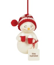 Dept 56 Snowpinions Stay Hydrated Christmas Ornament 3.19”H Bisque Por New 2026 picture
