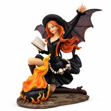 Comfy Hour Fairyland Collection 7 Dark Fairy Witch Cooking Magic Soup Fire Pan picture