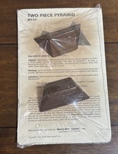 Vtg 1965 Two Piece Wooden Pyramid Puzzle W141 by World Wide Games, Inc. picture