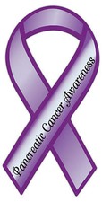 Ribbon Awareness Support Magnet - Pancreatic Cancer - Cars, Trucks, Refrigerator picture