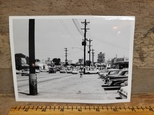 Vintage 60s Photo Louisville KY Lexington Rd Old Signs Cars Oertels Standard Oil picture