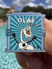 WDW Disney Mystery Pin Hidden Mickey 2026 Wave B Parking Lot Signs - Olaf picture