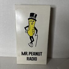 VINTAGE PLANTERS MR. PEANUT PORTABLE RADIO MAIL AWAY PROMO MIB MINT UNUSED picture