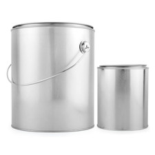 1 Gallon Empty Paint Can + 1 Quart Empty Paint Can (Combo -... picture
