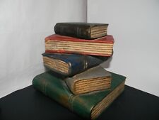 Vintage Handcarved Wooden Stack of Books picture