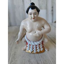 Tkn Sumo wrestler Japanese statue figurine vintage picture