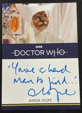 Anna Hope As Hame Auto Inscription 2018 BBC Doctor Who Rittenhouse picture