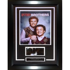 John C. Reilly Autographed Step Brothers Deluxe Framed Signature Series with 11x picture