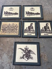 6 Budweiser etched Stone pictures picture