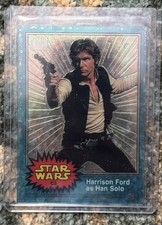 1999 Topps Star Wars Chrome Archives #C3 Harrison Ford as Han Solo ClearZone picture