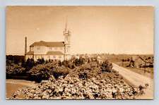 RPPC Eglise Sainte-Marie Church Church Point Nova Scotia Canada Postcard picture