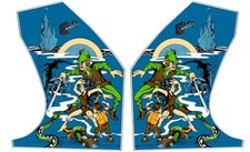 Crossbow Arcade Side Art 2 Piece Set Laminated High Quality picture