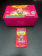 1985 Topps Garbage Pail Kids UK Version OS1 Sealed Pack 5 Stickers & Bubble Gum picture