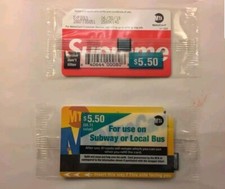 Rare NYC Supreme  Metrocard . Mint unused Factory Sealed picture
