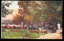 Miniature Trains Eden Springs Benton Harbor Michigan 1930s Postcard #4 picture