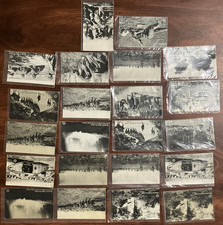 Chicago Daily News Postals WWI Military Postcards Lot of 22 RPPCs picture