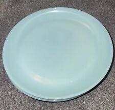 4 Vintage Fire King Turquoise Blue Delphite Lunch Plates picture
