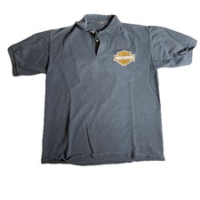 Vintage 2000 Harley-Davidson Black Polo Shirt New Jersey Graphic Size L picture