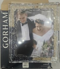 New Gorham Lady Anne Crystal Picture Photo Frame 8