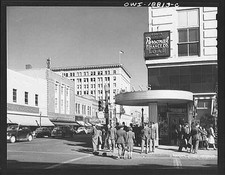 Albuquerque New Mexico West Central Avenue 1940s Downtown Street Scene picture