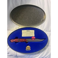 Buck Knives Battling Bucks 2003 Collectible Knife Set with Tin/ Pin /Sheath picture