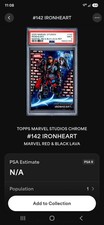 Ironheart Red And Black Lava Psa9 Pop 1 picture