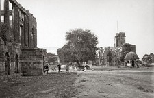 Lucknow India British Residency Ruins Aftermath of Rebellion Vtg. Photo 19thC. picture