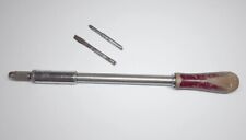 Vtg YANKEE ▪️131A▪️ North Bros. SPIRAL RATCHET SCREWDRIVER with BITS 🔸️ USA picture