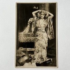Antique RPPC Real Photograph Postcard Beautiful Young Woman Actress Phyllis Dare picture