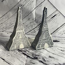 Pair Of Anthropologie Ceramic Eiffel Tower /  Tour Bookends By Molly Hatch VGC picture