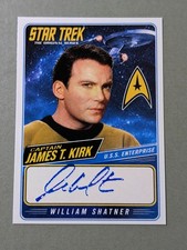 STAR TREK WILLIAM SHATNER AUTO CERTIFIED SWAU #2 picture