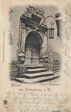 Germany 1899 Litho AK Gruss aus Rotenburg  Ansichtskarte Postcard picture