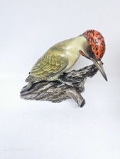 Rosenthal Bird Woodpecker Figurine Fritz Heindenreich 11” Signed. Grünspecht  picture