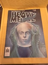 ​VTG Heavy Metal Magazine July 1980 HR Giger Cover Art Les Humanoides Associes picture