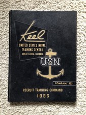 Keel 1955 USN Training Center Great Lakes IL Recruit Training Company 435 picture
